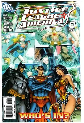 Buy JUSTICE LEAGUE OF AMERICA #0, J CAMPBELL SCOTT 1:10 VARIANT, DC Comics (2006) • 4.95£