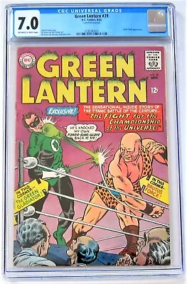 Buy Green Lantern - No. 39 - 1965 - CGC 7.0 - Comic • 75£