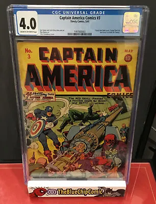 Buy Captain America Comics 3 CGC 4.0 • 41,226.85£