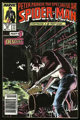 Buy Spectacular Spider-Man #131 Marvel 1987 (VF+) Part 3! NEWSSTAND! L@@K! • 16.55£