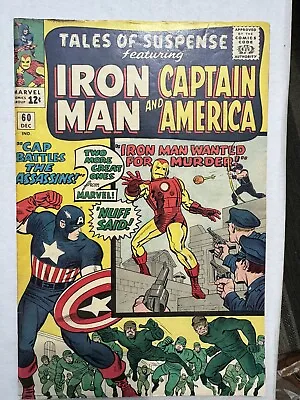 Buy Tales Of Suspense #60 Dec 1964 *second Hawkeye! Captain America  Vg • 55.33£