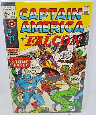 Buy Captain America #134 Stone-face 1st Appearance *1971* 8.0 • 25.32£
