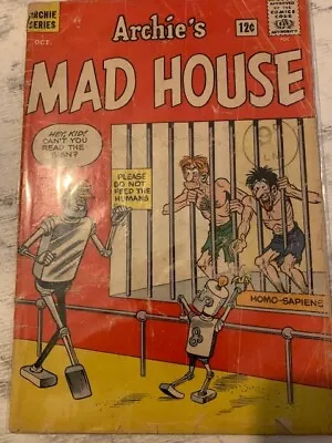 Buy Archie Mad House 22 1st App Sabrina The Teenage Witch Archie 1962 GD Rare Key • 129£