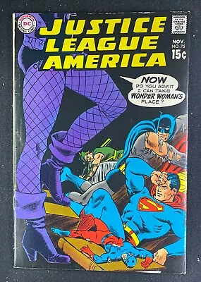 Buy Justice League Of America (1960) #75 VG/FN (5.0) 1st Dinah Laurel Lance • 63.32£