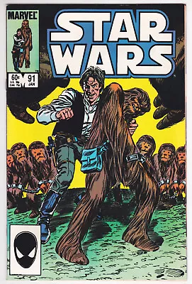 Buy Star Wars #91 Very Fine-Near Mint 9.0 Han Solo Chewbacca Lando 1985 • 15.88£