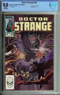 Buy Doctor Strange #62 Cbcs 9.8 White Pages // Dracula Cover Marvel 1983 • 189.21£