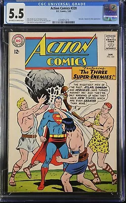 Buy Action Comics 320 1/65 D.C. Comics CGC 5.5 • 48.85£