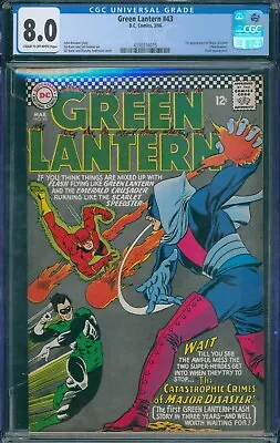 Buy Green Lantern #43 1966 CGC 8.0 COW Pages! • 95.90£