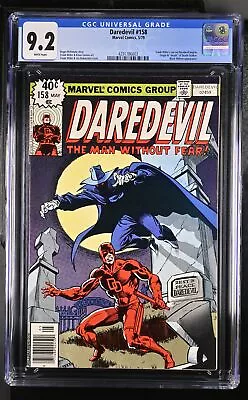 Buy Daredevil #158 - Marvel Comics 1979 CGC 9.2 Frank Miller's Run On Daredevil Begi • 156.71£