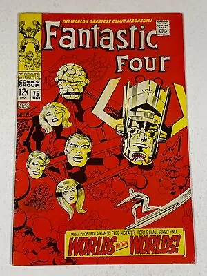 Buy Fantastic Four #75, 1968, Silver Surfer & Galactus App. Kirby & Lee 7.0 • 94.87£