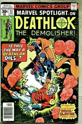 Buy Marvel Spotlight #33-1977 Vg Deathlok Last Issue • 7.90£