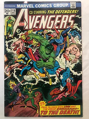 Buy Avengers #118 Vintage Bronze Marvel September 1973 Nice Condition & Free Ship! • 39.92£