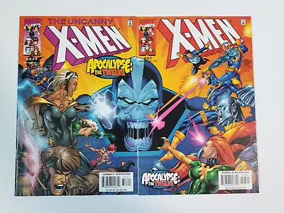 Buy Uncanny X-Men #377 & X-Men #97 (2000 Marvel) Apocalypse Connecting Variant Set • 19.70£