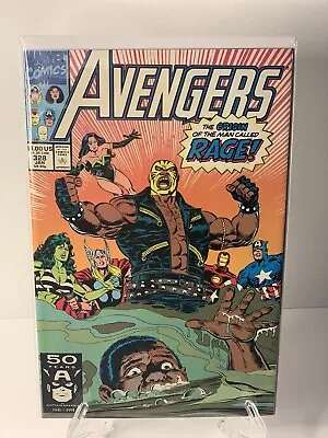 Buy Avengers #328 Direct Market Edition ~ NEAR MINT NM ~ 1991 Marvel Comics • 3.95£