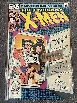 Buy Uncanny X-Men 172 (1983) Wolverine & Mariko Engaged Silver Samurai, Yukio, Viper • 1.99£