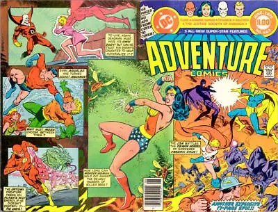Buy ADVENTURE COMICS #463 F, JUSTICE SOCIETY, Giant, DC Comics 1979 Stock Image • 4.77£