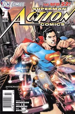 Buy Action Comics (2nd Series) #1 (Newsstand) VF/NM; DC | New 52 Superman Grant Morr • 22.38£