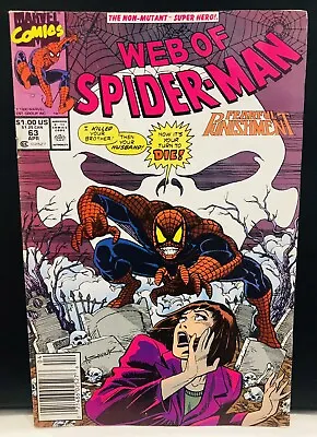 Buy WEB OF SPIDER-MAN #63 Comic Marvel Comics Newsstand • 4.48£