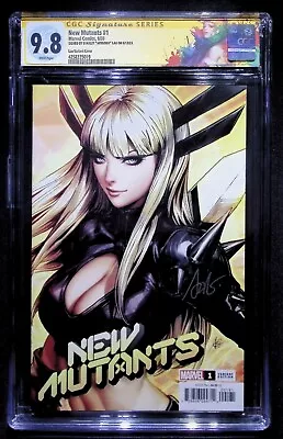 Buy New Mutants #1 Stanley 'Artgerm' Lau Trade Variant CGC 9.8 - Signed W/ Label • 159£