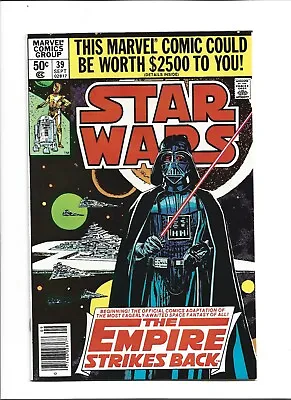 Buy Star Wars #39 (Sept. 1980, Marvel) NM- (9.2) The Empire Strikes Back Begins !!!! • 27.60£