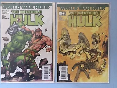 Buy The Incredible Hulk # 107 & 111 Marvel Comics VF-NM 2007 Bagged And Boarded • 3.99£