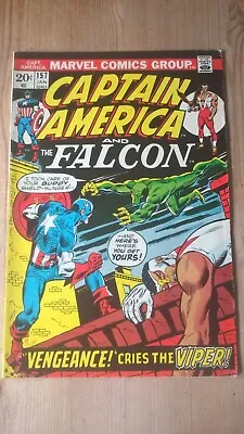 Buy Captain America & The Falcon 157 Marvel 1973 Englehart Gerber Buscema 1st Viper • 8£