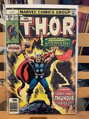 Buy The Mighty Thor #272 Marvel Comics 1978 Vintage Bronze Age Comic Book • 7.91£