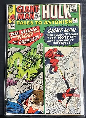 Buy Tales To Astonish #62 GD 1st Cameo App The Leader 1964 Marvel Comics  • 31.66£