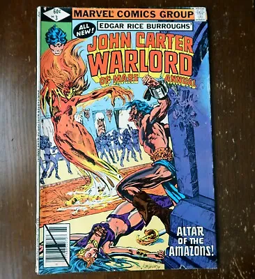 Buy John Carter Warlord Of Mars Annual Vol 1 #3 1979 Newsstand Cent Altar Of Amazons • 2.50£