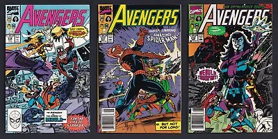 Buy Avengers #316-318 Spidey Joins The Avengers Marvel 1990 John Byrne • 6.33£