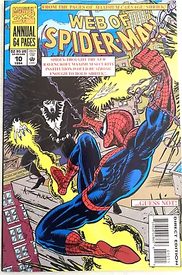 Buy Web Of Spider-man Annual # 10 1st Series. 1994.. Alex Saviuk-cover.  Vfn- 7.5 • 4.49£