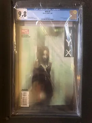 Buy Nyx 3 Cgc 9.8 2004 1st Appearance Laura Kinney X-23 Wolverine’s Daughter • 1,750£