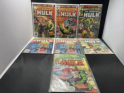 Buy Marvel Comics Lot: The Incredible Hulk # 60,64,76,89,102,103 Bronze Age 7 Issues • 19.03£