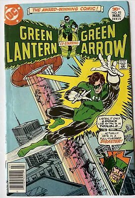 Buy Green Lantern #93 • KEY 1st Use Of DC Bullet Logo On GL Title! Green Arrow! 1977 • 4.01£