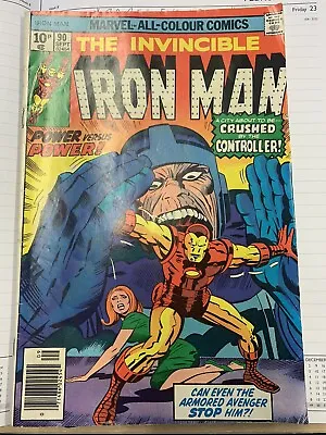 Buy The Invincible Iron Man 90 Sept 1976/ Jack Kirby Cover/George Tuska Art  • 9.88£