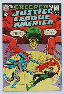 Buy Justice League Of America #70 -  DC Comics March 1969 FN 6.0 • 24.99£