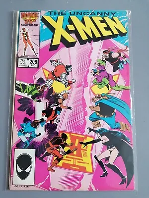 Buy The Uncanny X-Men #208 ~ Hellfire Club ~ Nimrod ~ (Marvel Comics 1986) • 4£