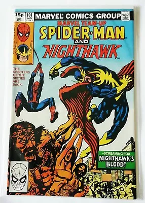 Buy MARVEL TEAM UP #101 SPIDERMAN  And Nighthawk JANUARY 1981  High Grade 9.8  • 6.99£