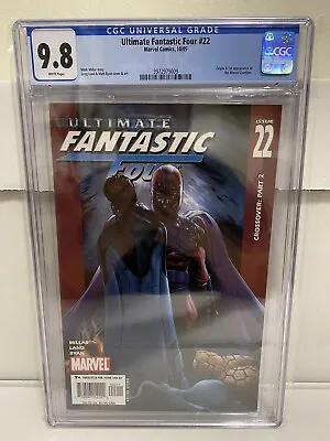 Buy Ultimate Fantastic Four #22 CGC 9.8 NM+/M 1st Print 1st Marvel Zombies 2005 • 371.43£