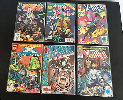 Buy Generation X Marvel Comics 1995 X-men Mix Lot Of 6 Sabretooth Books Mystique • 15.25£