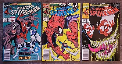 Buy Amazing Spider-Man #344 345 346 - Key 1st Cletus - Carnage + Venom Art Newsstand • 39.42£