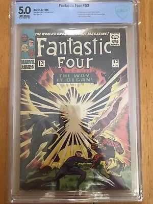 Buy Fantastic Four 53 1966 CBCS 5.0 2nd Appearance Of Black Panther! • 119.93£