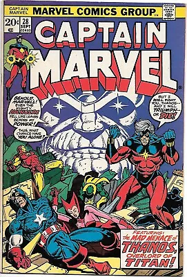 Buy Captain Marvel #28 Thanos War 4th Thanos Avengers • 35.97£