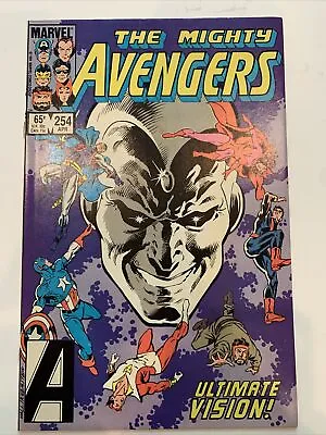 Buy The Mighty Avengers #254 April 1985, Marvel Comics Ultimate Vision Comic Book • 1.49£
