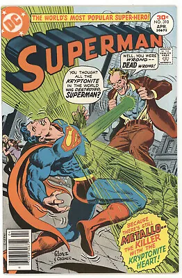 Buy Superman 310 DC 1977 NM- Jose Luis Garcia-Lopez Metallo • 27.67£