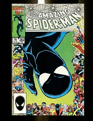 Buy AMAZING SPIDER-MAN 282 (9.8) PORTRAIT COVER BLACK COSTUME MARVEL (b047) • 35.62£