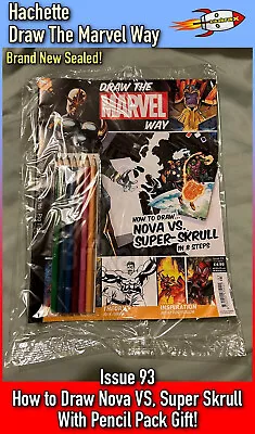 Buy Hachette Part Works: Draw The Marvel Way Issue 93 With Pencil Pack - New Sealed • 3.29£
