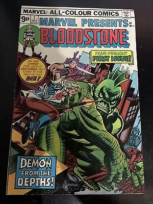 Buy Marvel Presents #1 : 1st App Ulysses Bloodstone : October 1975 Marvel Comics • 19.95£