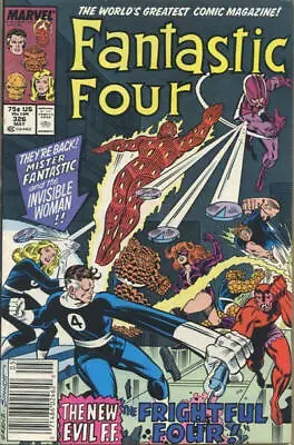 Buy Fantastic Four (1961) # 326 Newsstand (5.0-VGF) Rusty Staples 1989 • 5.40£
