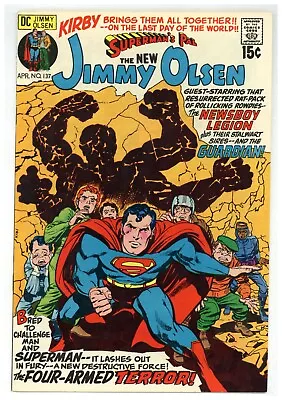 Buy Superman's Pal Jimmy Olsen 137 Kirby Newsboys Hairies 1971 DC Comics (j#3826) • 14.21£